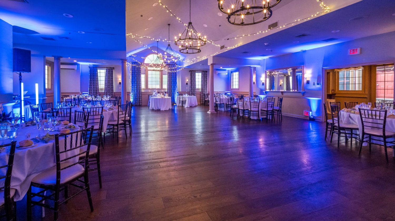 Venue uplighting and stage lighting by Accent LIVE Production