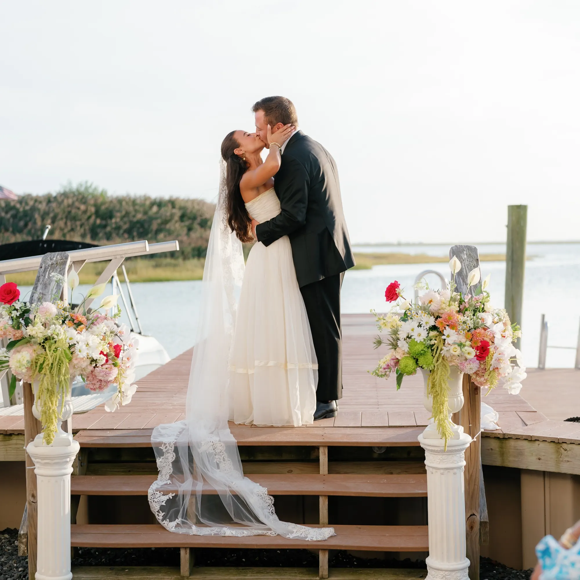 Sea Isle City shore wedding reception by Accent Event Group