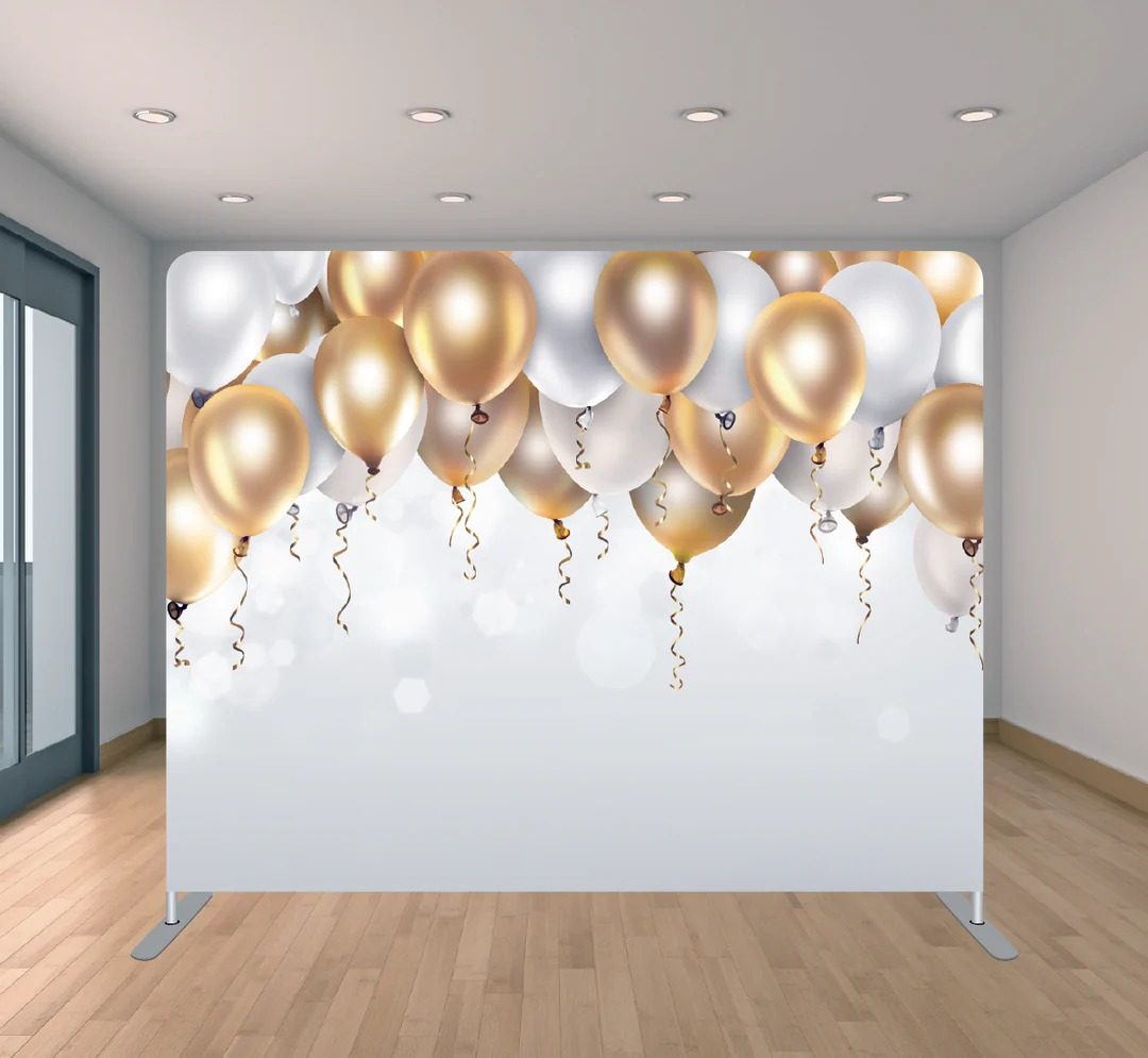 Balloon Bokeh photo booth backdrop